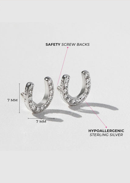 In Season  |  Jewelled Horseshoe Earrings