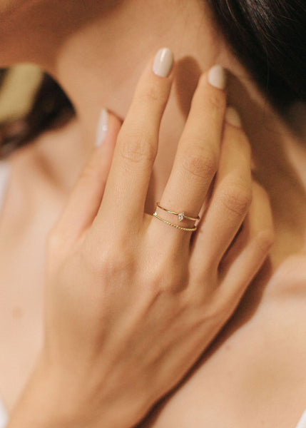 Lover's Tempo Marquis Ring