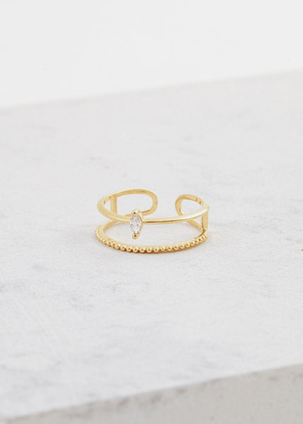 Lover's Tempo Marquis Ring