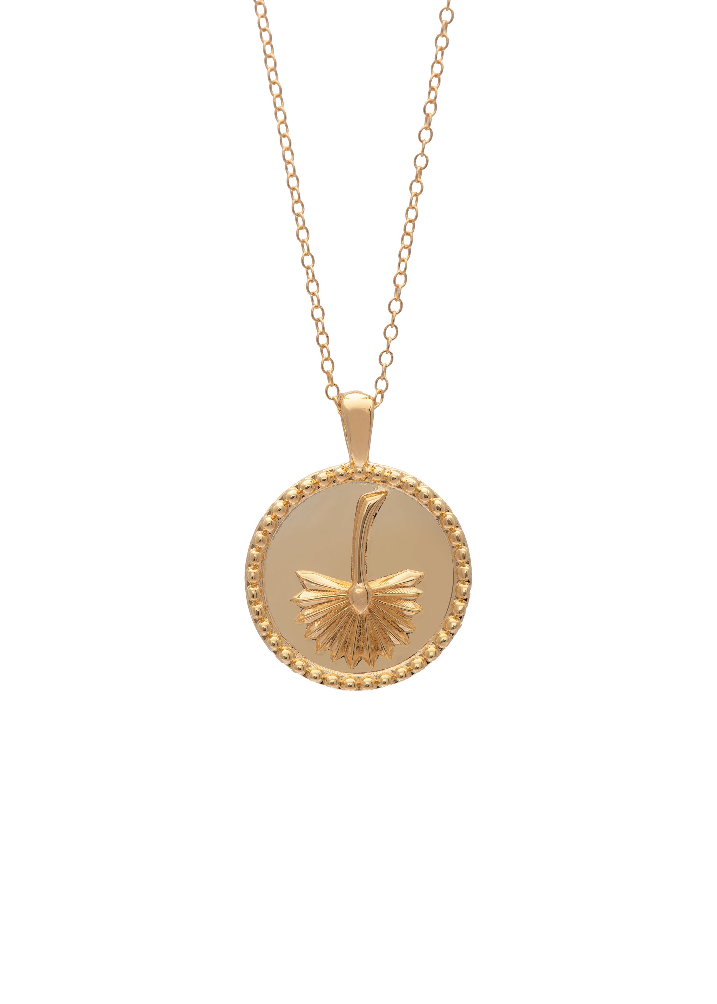Sarah Mulder  |  Palm Necklace, Gold or Silver
