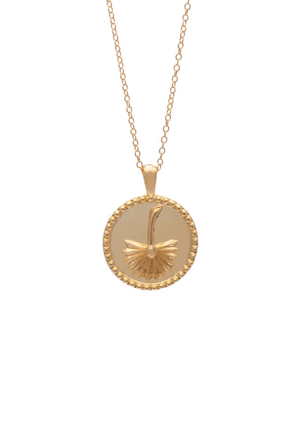 Sarah Mulder  |  Palm Necklace, Gold or Silver