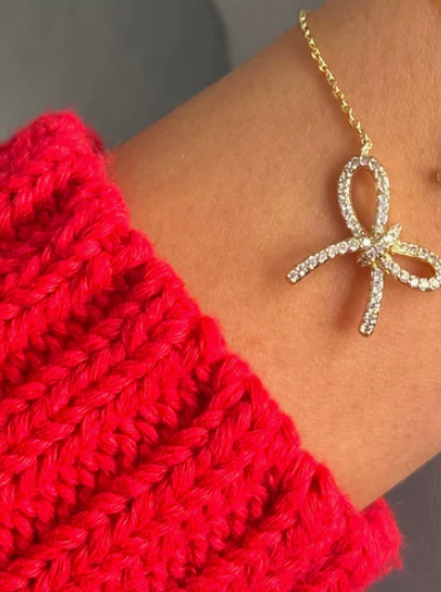 HoopLa Style  | Tied up in a Bow Bracelet (Gold or Silver)