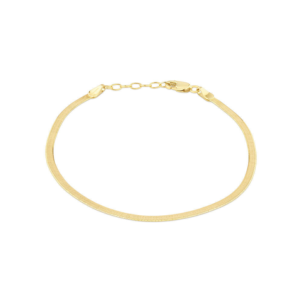 Petite Gold  |  Herringbone Bracelet