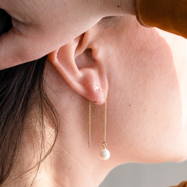 Petite Gold  |  Star Studs