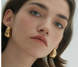 HoopLa Style  | Iconic Tear Drop Puffy Earring