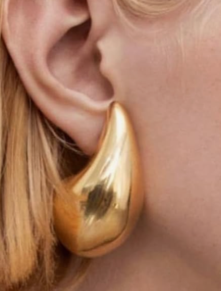 HoopLa Style  | Iconic Tear Drop Puffy Earring