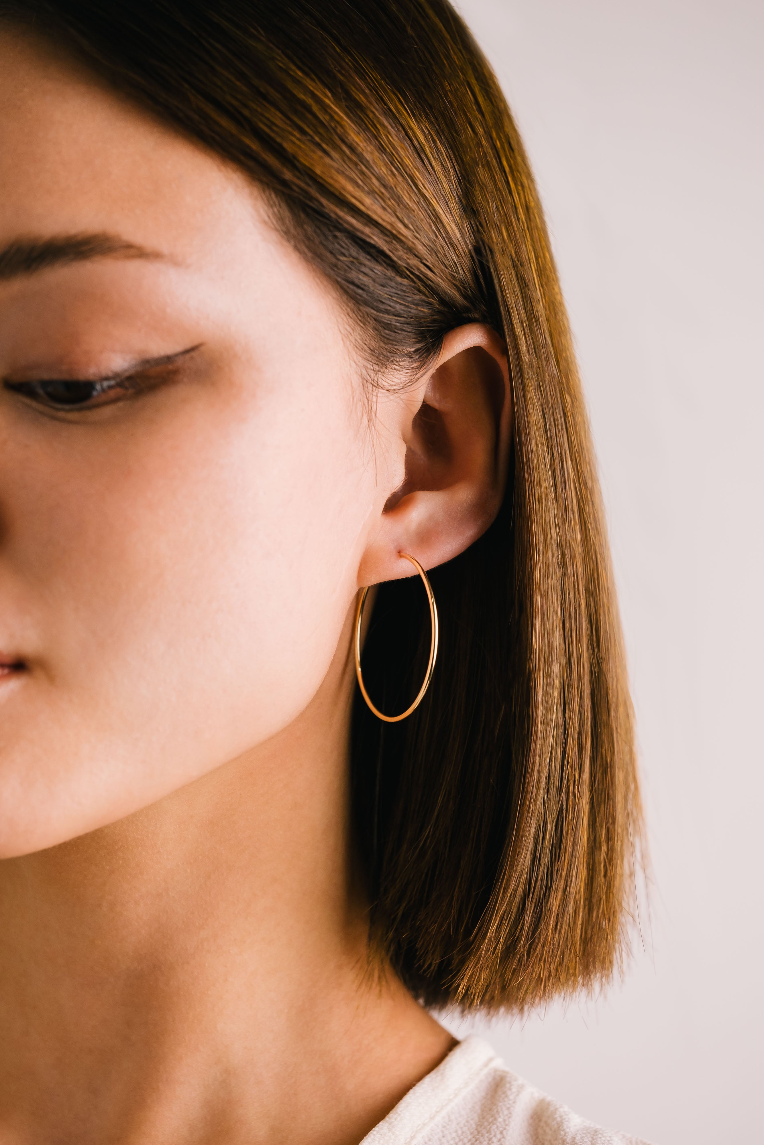 Lover's Tempo  |  Gold-Filled Infinity Hoop Earrings