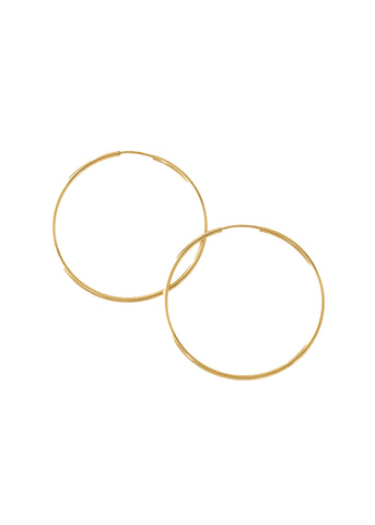 Lover's Tempo  |  Gold-Filled Infinity Hoop Earrings
