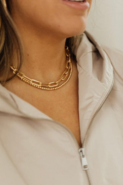 Lavender & Grace  |  Charlie Paperclip Chain, Gold