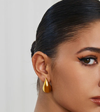 HoopLa Style  | Iconic Tear Drop Puffy Earring