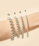 HoopLa Style  | Beaded Bracelets - Silver