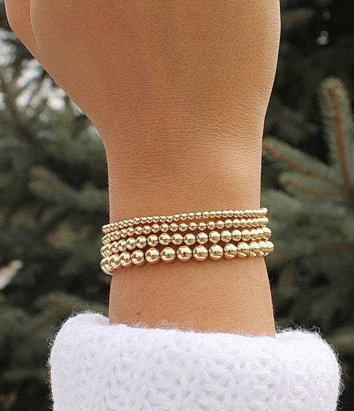 HoopLa Style  | Beaded Bracelets - Gold