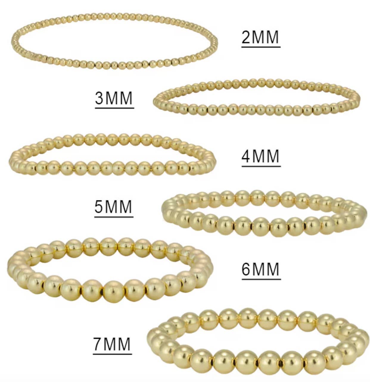 HoopLa Style  | Beaded Bracelets - Gold