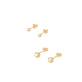 Petite Gold  |  Ace Studs