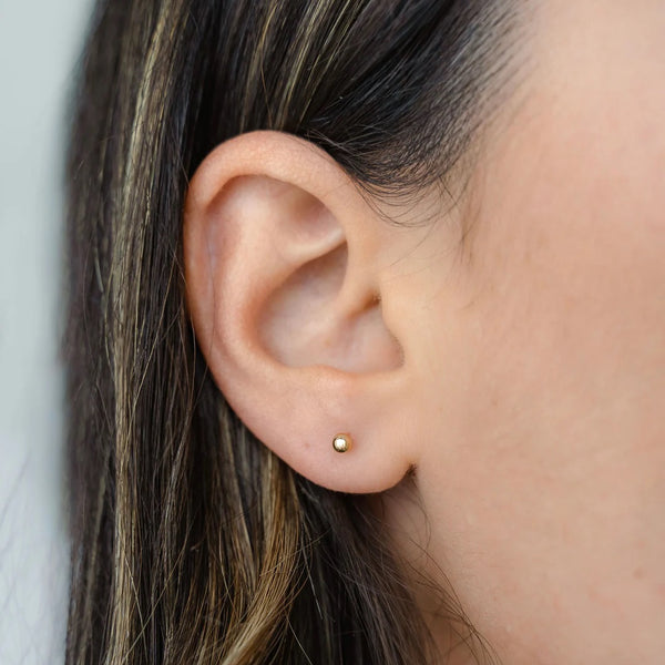 Petite Gold  |  Ace Studs