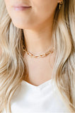 Lavender & Grace  |  Charlie Paperclip Chain, Gold