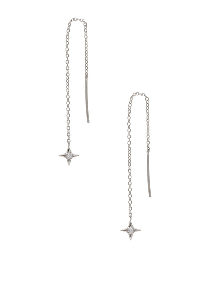 Sarah Mulder  |  Esti Pull Through Earrings, Gold or Silver