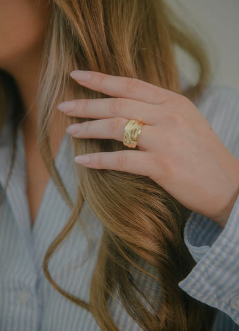 Lavender & Grace  |  Coast Ring, Gold