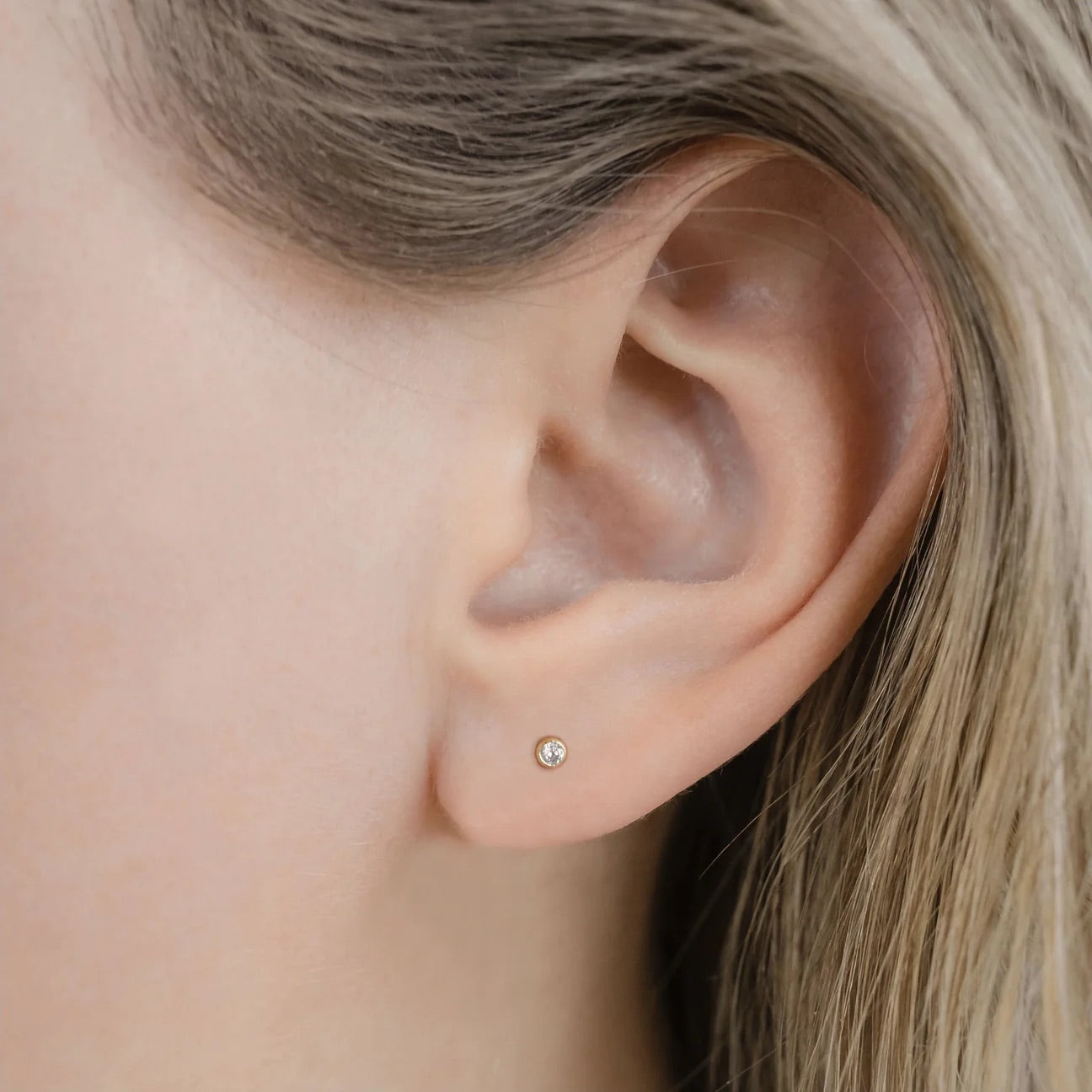 Petite Gold  |  Fin Studs