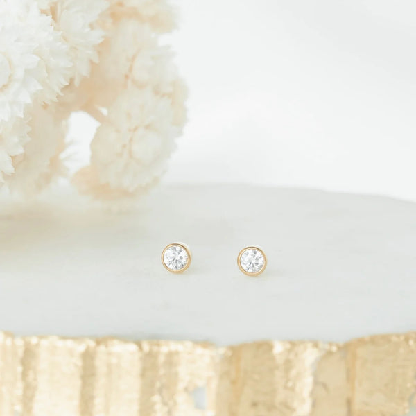 Petite Gold  |  Fin Studs