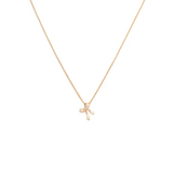 Leah Alexandra  |  Bow Necklace - Gold or Silver