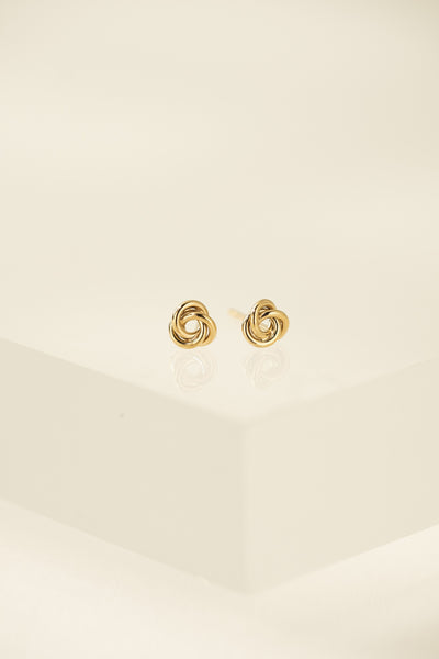 Lover's Tempo  |  Knot Gold-Filled Stud Earrings