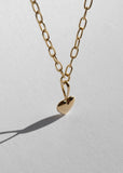 Sarah Mulder  |  Puffy Heart Necklace, Gold or Silver