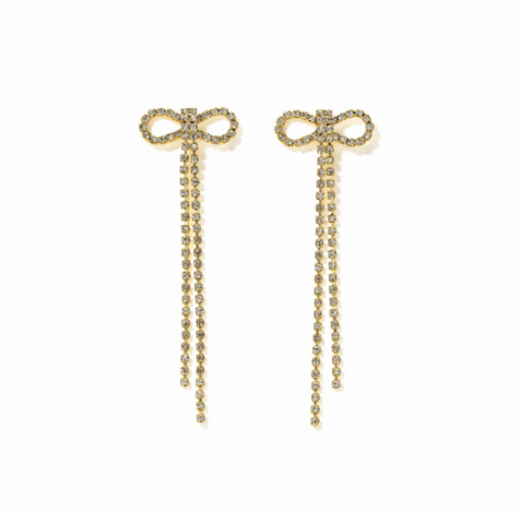 Lover's Tempo  |  Luxe Bow Earrings - Gold or Silver