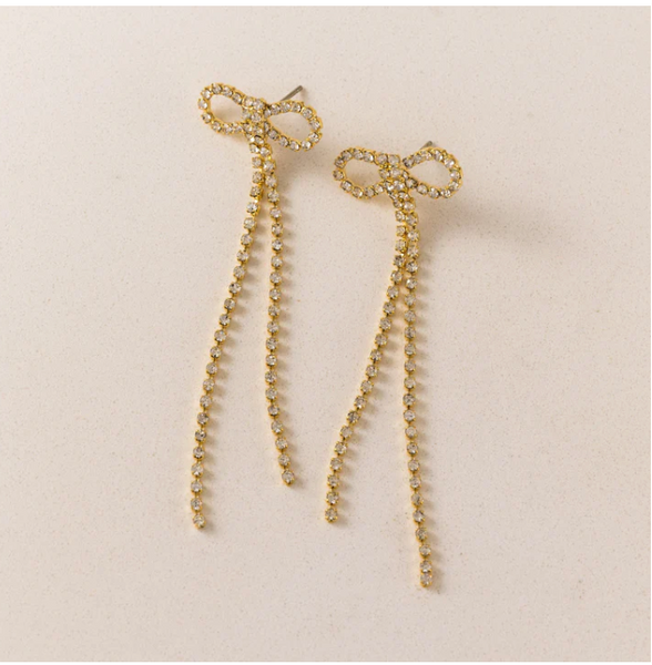 Lover's Tempo  |  Luxe Bow Earrings - Gold or Silver