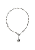 Sarah Mulder  |  Little Puffed Heart Bracelet, Gold or Silver