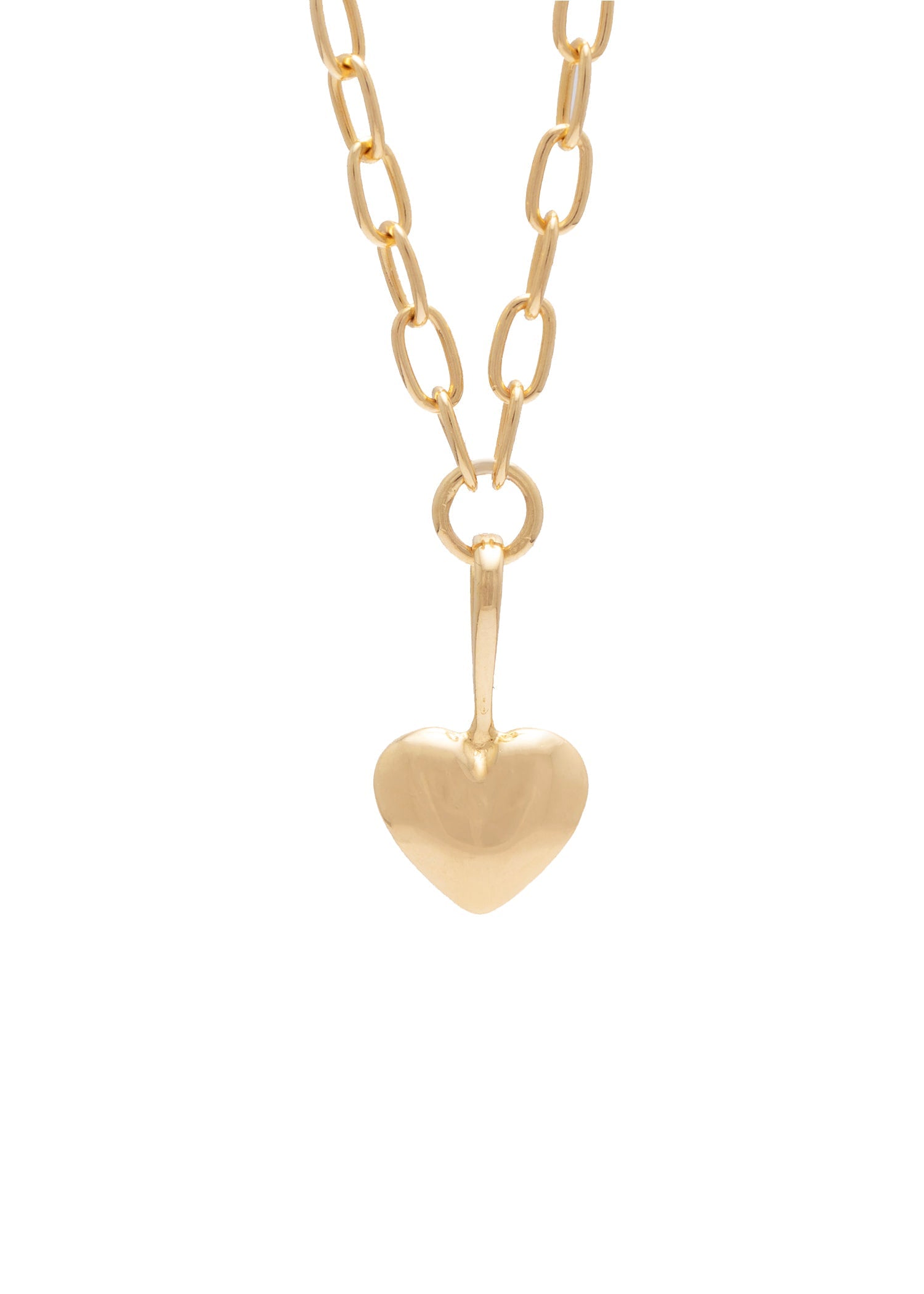 Sarah Mulder  |  Puffy Heart Necklace, Gold or Silver