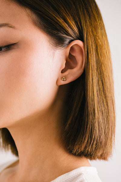 Lover's Tempo  |  Trio Gold-Filled Stud Earrings