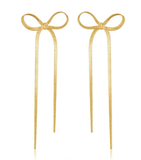 HoopLa Style  |  Bow Chain Earrings