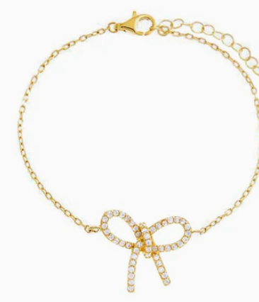 HoopLa Style  | Tied up in a Bow Bracelet (Gold or Silver)