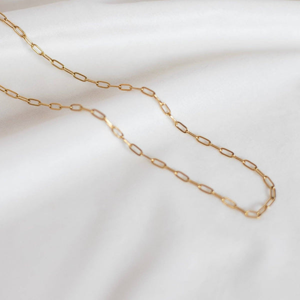 Petite Gold  |  Chunky Paperclip Chain