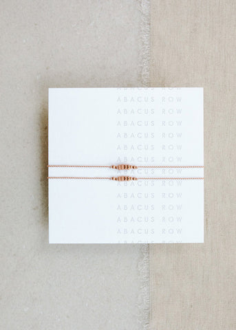 Abacus Row  |  Friendship Bracelets