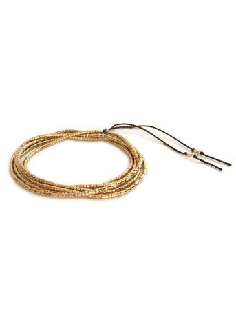 Abacus Row  |  Gobi Necklace/Bracelet, Gold