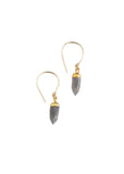 Pretty Casual Gold Gemstone Drop Earrings Handmade Jewelry Canada