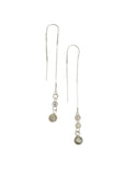 Threader Earrings with Gemstone Online Jewelry Boutique