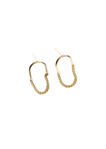 Able  |  Arc Chain Earrings