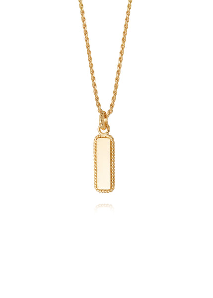 Daisy London Stacked Rope Pendant Necklace Gold Canada