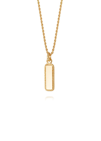 Daisy London  |  Stacked Rope Pendant Necklace, Gold - SOLD OUT