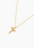 Able  |  Droplet Cross Necklace