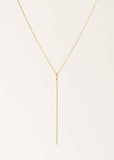 Lover's Tempo  |  Agnes Bar Necklace, Gold or Silver