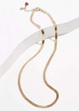 Shashi Jewelry Lady Herringbone Chain Necklace