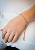 Janelle Khouri Sparkle Wrap Bracelet, Rose Gold