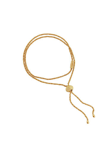 Janelle Khouri  |  Sparkle Wrap Bracelet, Gold