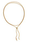 Janelle Khouri  |  Sparkle Two Way Necklace, Gold