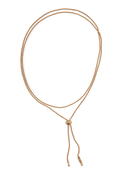 Janelle Khouri Sparkle Necklace, Rose Gold