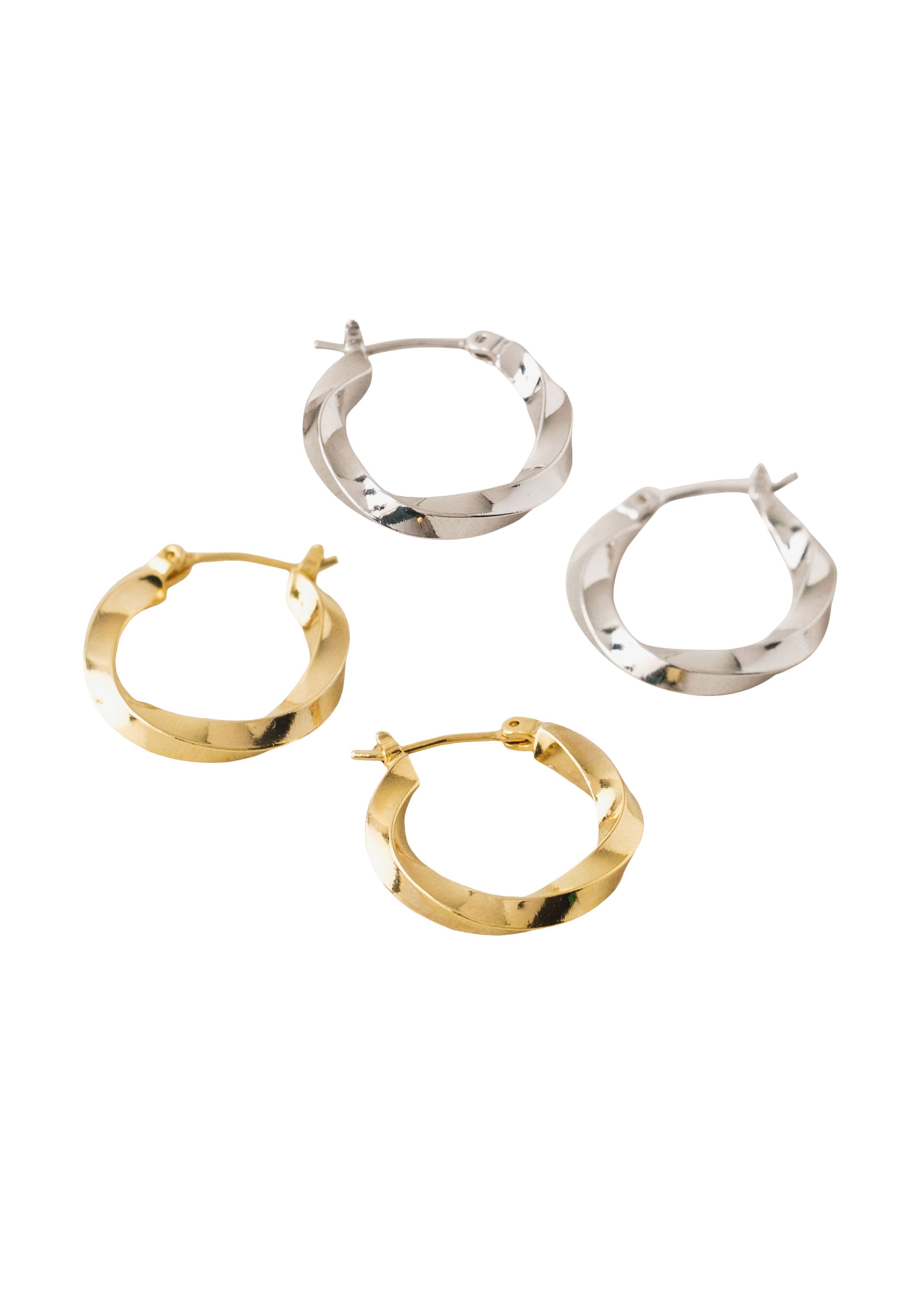Lover's Tempo  |  Emma Hoop Earrings, Gold or Silver